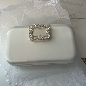 Badgley Mischka bridal clutch